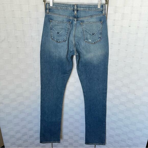 Hudson Jeans Holly Straight Leg Denim Jeans Size 28 Medium Wash - Picture 3 of 9